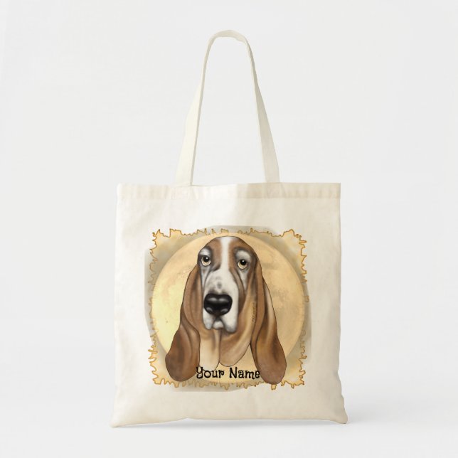 Bolsa de mano de Basset Hound (Frente)