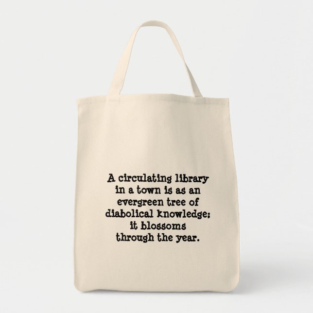 Bolsa de mano de bibliotecario (Frente)