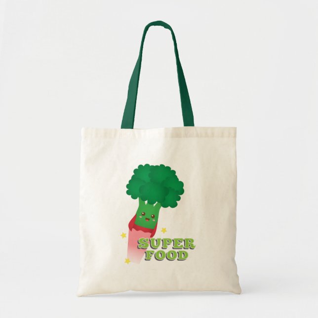 Bolsa de mano de Brócoli Vegetal Superalimento Lin (Frente)