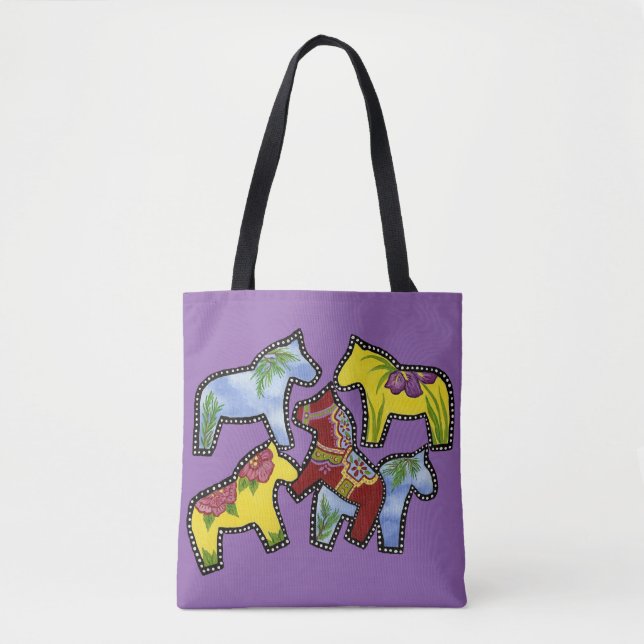 Bolsa de mano de Caballos de Dala (Anverso)