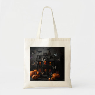 Bolsa de mano de calabaza sonriente de Halloween