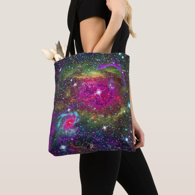 Bolsa de mano de campo de estrellas atmosféricas (Detalle)