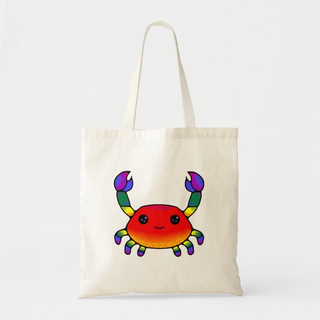 Bolsa de mano de cangrejo del Orgullo LGBT+ (Frente)