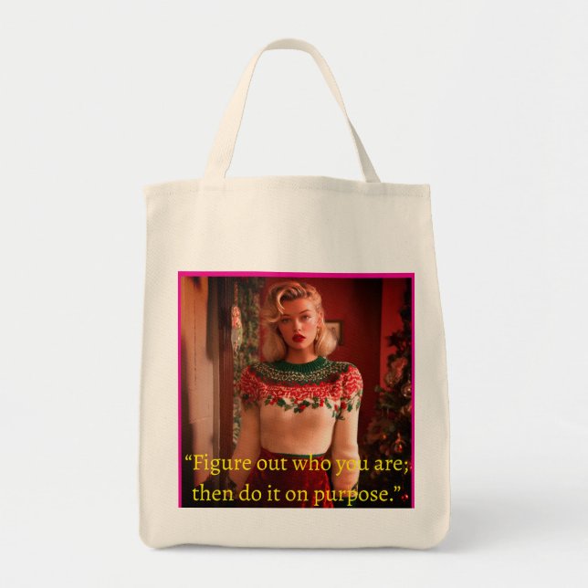 Bolsa de mano de comestibles más popular en EE. UU (Frente)