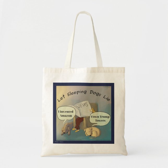 Bolsa de mano de cómic de Rick London "Deja que lo (Frente)