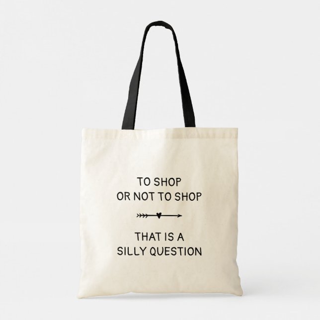 Bolsa de mano de ¿Comprar o no comprar, tonta preg (Reverso)