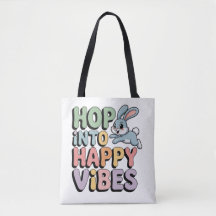 Bolsa de mano de conejito de Pascua Salta a Vibrac