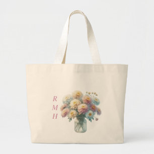 Bolsa de mano de crisantemo de noviembre personali