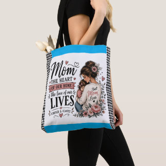 Bolsa de mano de cuadros escoceses Mejor Mamá del