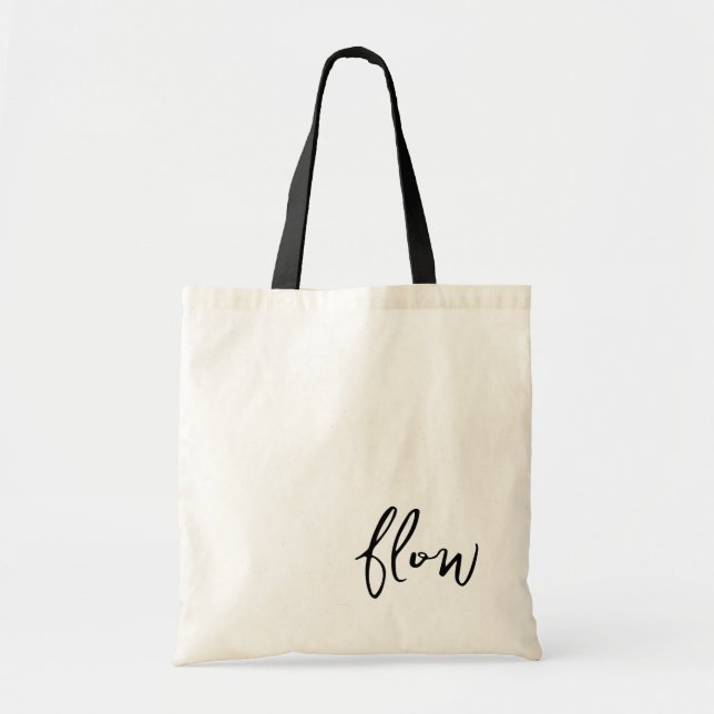Bolsa de mano de estudio de Yoga Flow Script de lo (Frente)