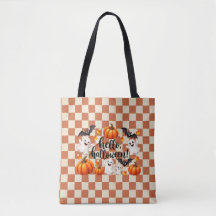 Bolsa de mano de fantasmas y calabazas de Hallowee