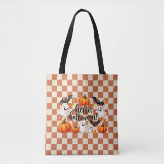 Bolsa de mano de fantasmas y calabazas de Hallowee