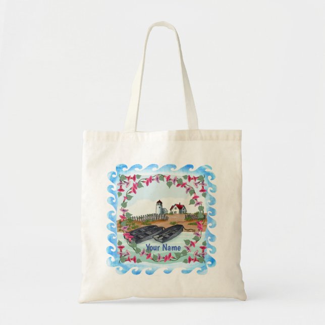 Bolsa de mano de faro Cape Neddick (Frente)