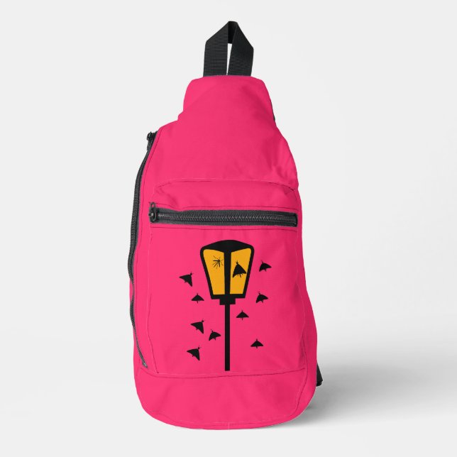 Bolsa de mano de farola y polillas (Anverso)