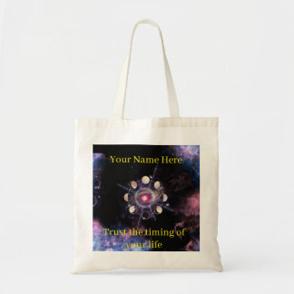 Bolsa de mano de fases lunares – Geometría sagrada