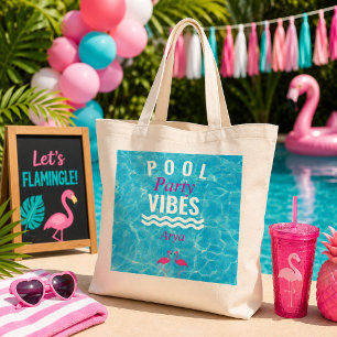 Bolsa de mano de fiesta en la piscina personalizad