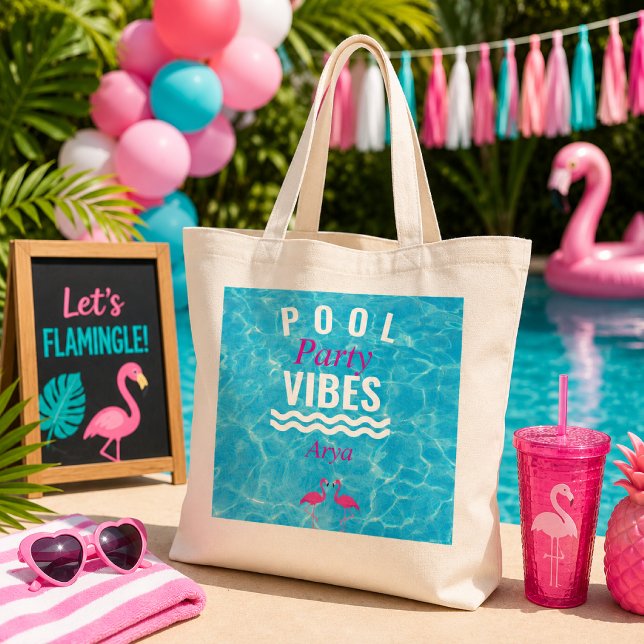 Bolsa de mano de fiesta en la piscina personalizad (Subido por el creador)
