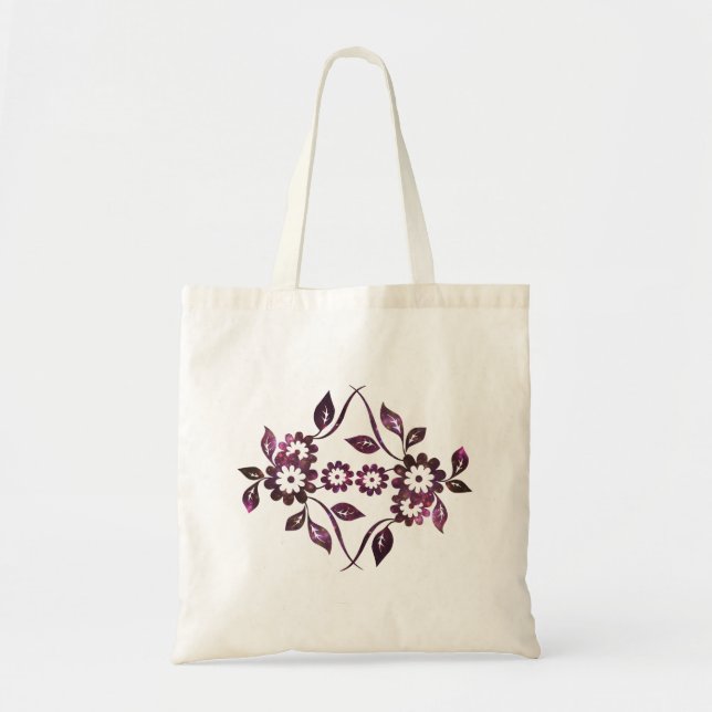 Bolsa de mano de flores (Frente)