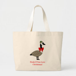 Bolsa de mano de ganso canadiense de Navidad