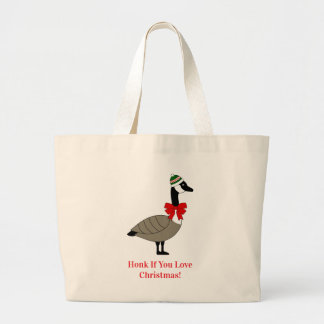 Bolsa de mano de ganso canadiense de Navidad