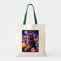 Bolsa de mano de gato adorable