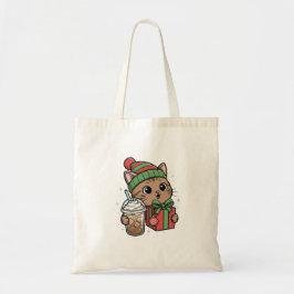 Bolsa de mano de gato de Navidad lindo