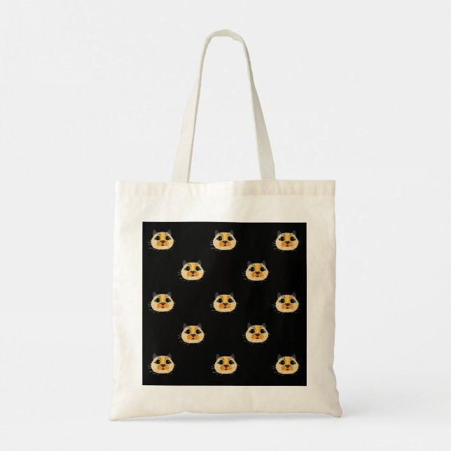 Bolsa de mano de gato lindo (Reverso)