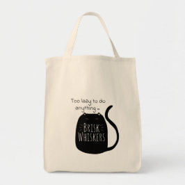 Bolsa de mano de gato negro perezoso