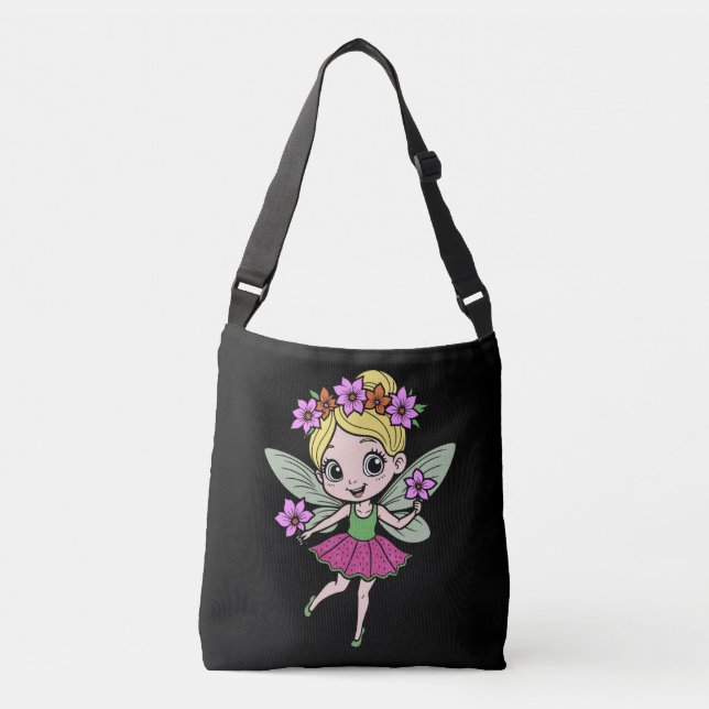 Bolsa de mano de hada de flor linda (Anverso)