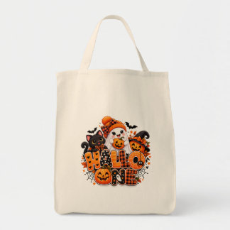 Bolsa de mano de Halloween de fantasma y calabaza