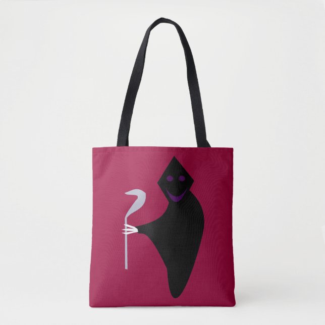 Bolsa de mano de Halloween de la Parca (Anverso)