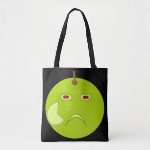 Bolsa de mano de Halloween de manzana malvada con