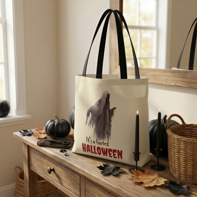 Bolsa de mano de Halloween embrujada de fantasmas  (Subido por el creador)