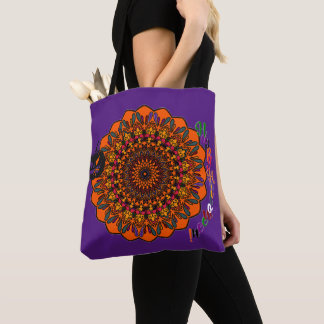Bolsa de mano de Halloween Mandala Hocus Pocus - D