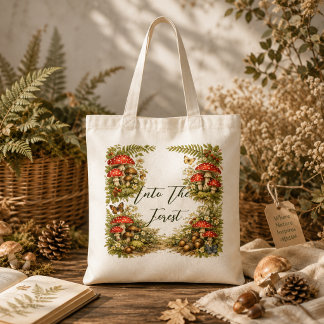 Bolsa de mano de hongos Cottagecore | Botánica del