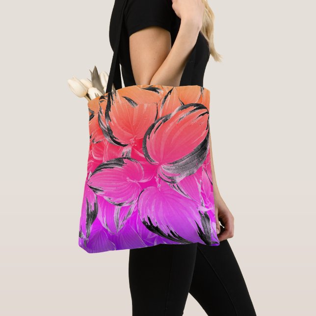 Bolsa de mano de "Hostas" (Detalle)