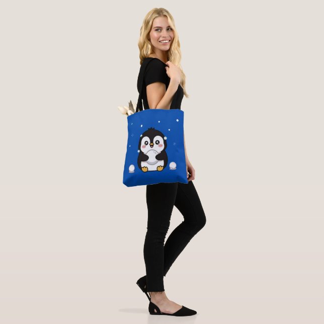 Bolsa de mano de invierno de pingüino Kawaii linda (Puesto)
