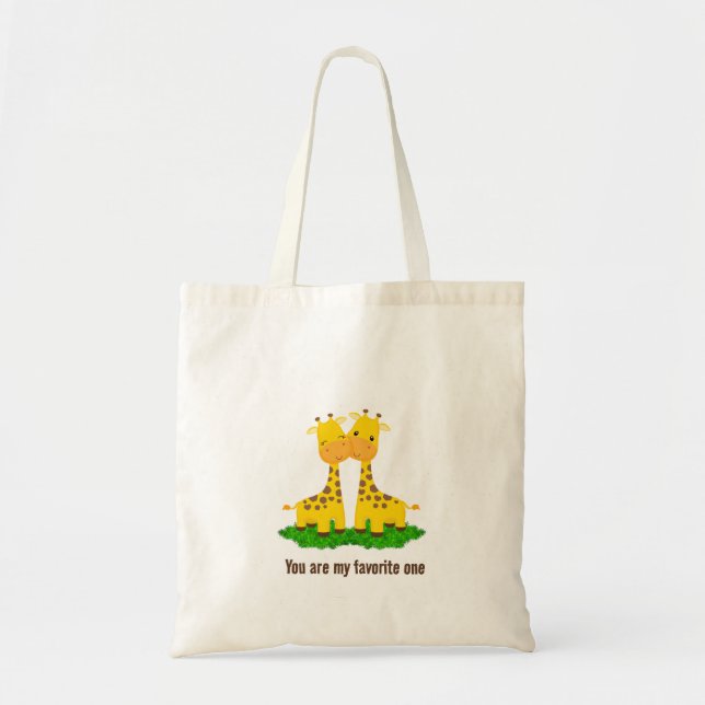 Bolsa de mano de jirafas lindas (Frente)
