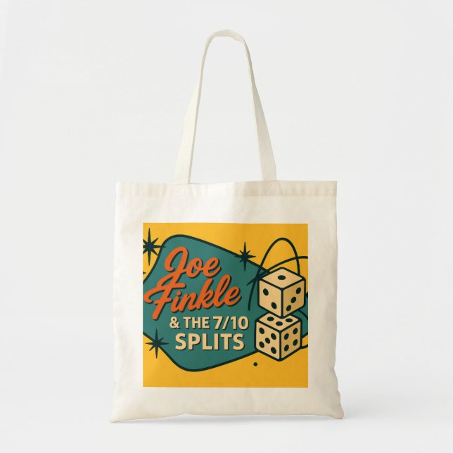 Bolsa de mano de Joe Finkle & The 7/10 Splits Rock (Frente)