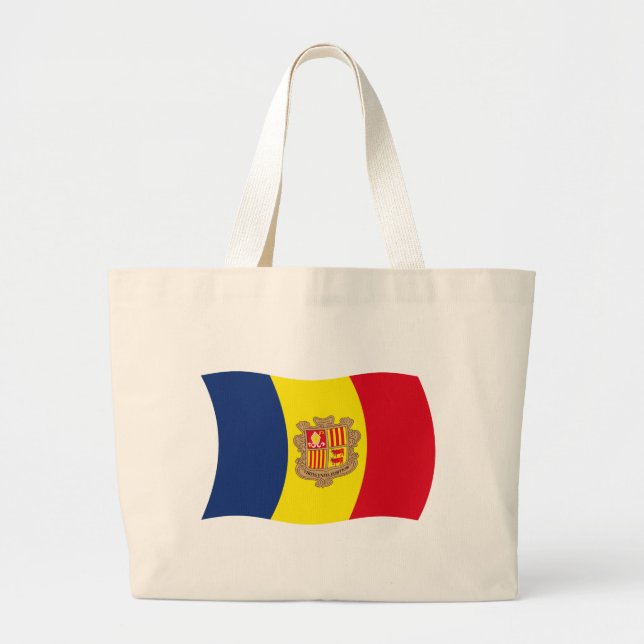 Bolsa de mano de la bandera de Andorra (Frente)