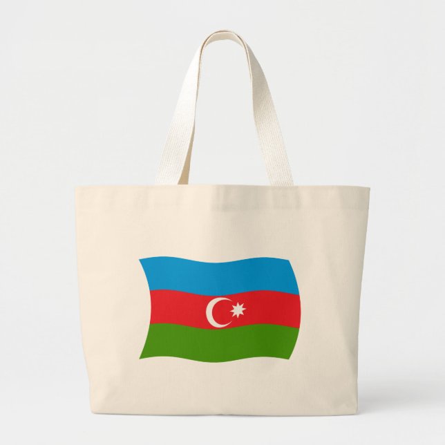 Bolsa de mano de la bandera de Azerbaiyán (Frente)