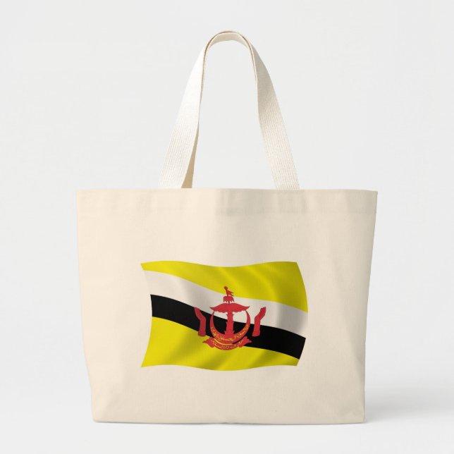 Bolsa de mano de la bandera de Brunéi (Frente)