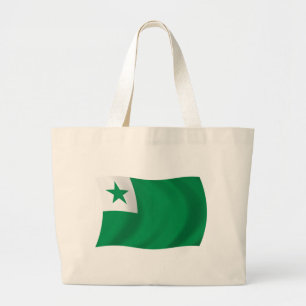 Bolsa de mano de la bandera de Esperanto