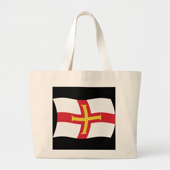 Bolsa de mano de la bandera de Guernsey (Frente)