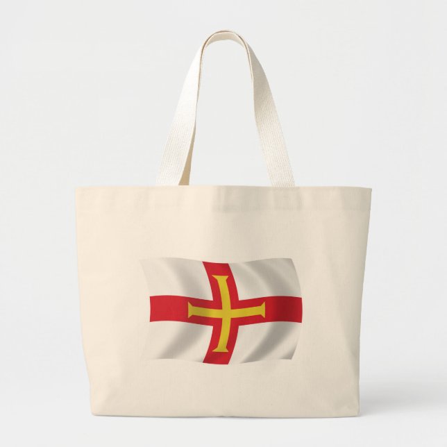 Bolsa de mano de la bandera de Guernsey (Frente)