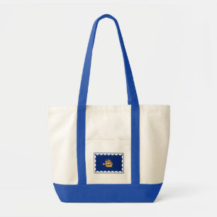 Bolsa de mano de la bandera de la ciudad de Quebec