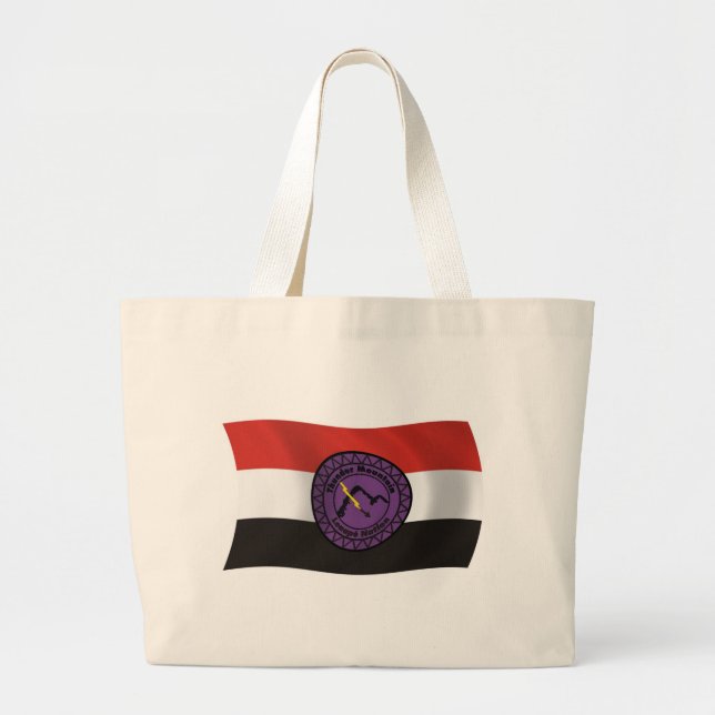 Bolsa de mano de la bandera de la Nación Lenape de (Frente)