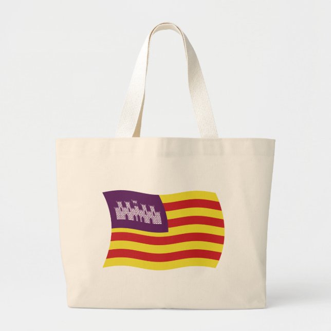 Bolsa de mano de la bandera de las Islas Baleares (Frente)