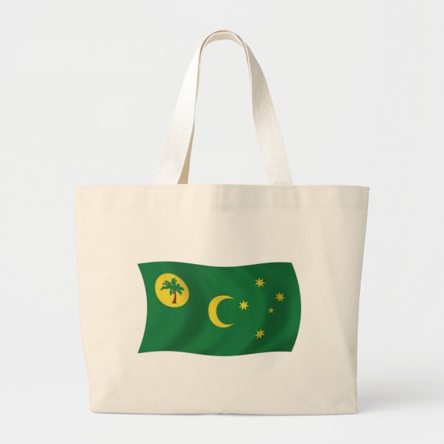 Bolsa de mano de la bandera de las Islas Cocos (Frente)