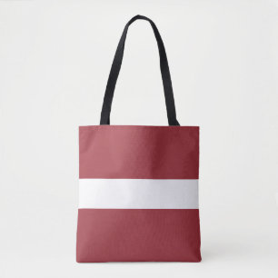 Bolsa de mano de la bandera de Letonia